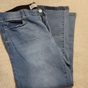 Angels Women's Light Blue Straight Leg Jeans